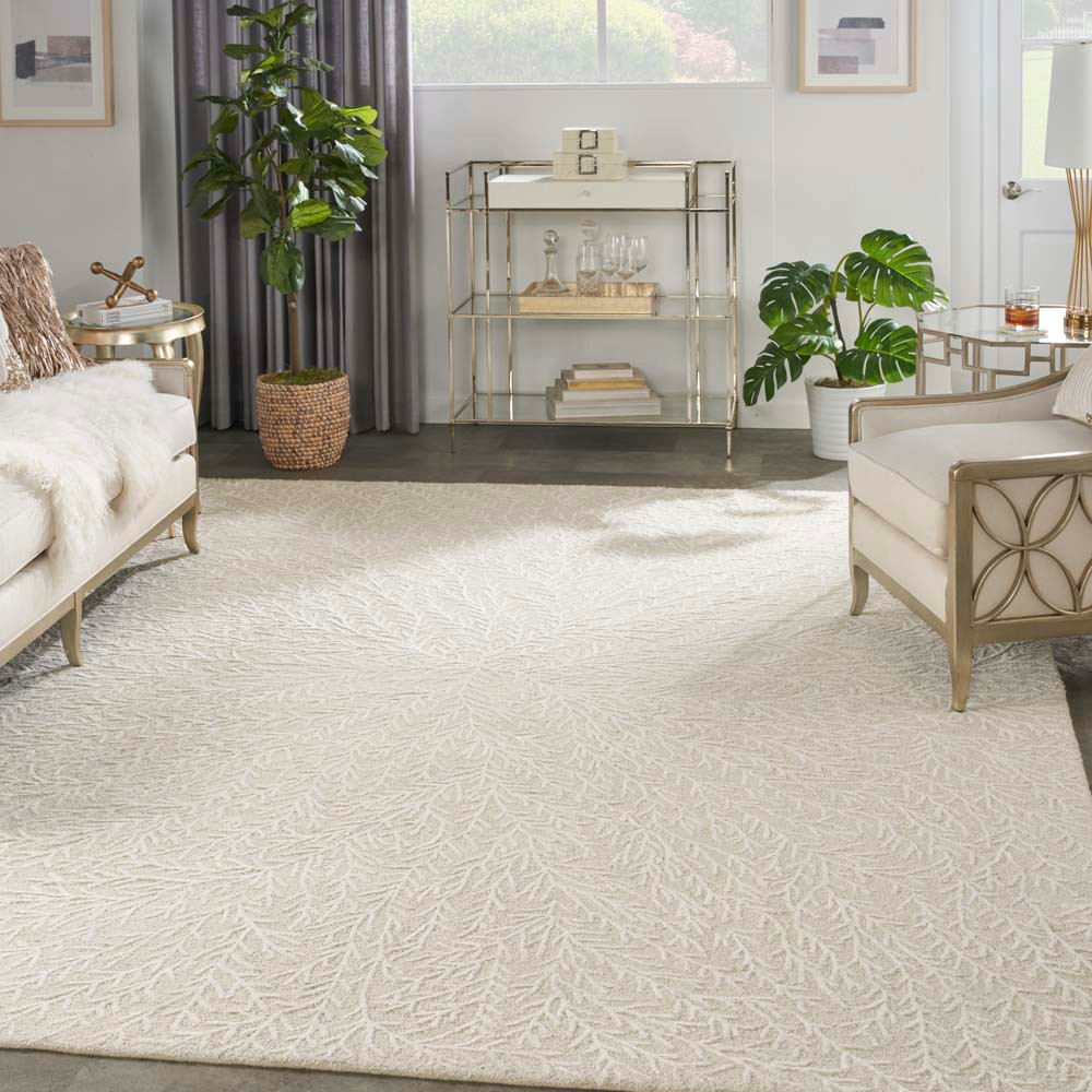 Resurrection ボア ミトン オフホワイト Michael Amini MA30 Star SMR03 Ivory Rug - Carpet & Tile Mart